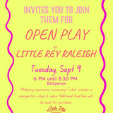 Dirty Mahj Open Play @ Little Rey Raleigh (Sept 9)