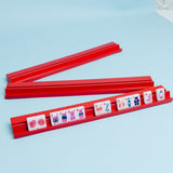 Mahjong Racks (4) - Wooden with Magnetic Pushers